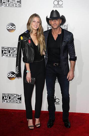 Maggie McGraw (l.) und Tim McGraw.