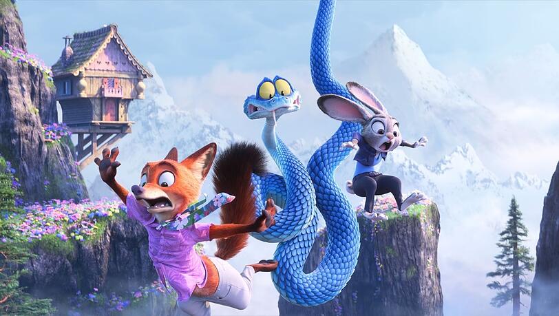 Judy Hopps und Nick Wilde retten eine Schlange, die selbst zum Retter wird: Gary De‘Snake - eine Viper.