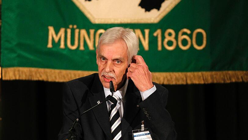 Dieter Schneider, der Präsident des TSV 1860 München. Dieter Schneider, der Präsident des TSV 1860 München.