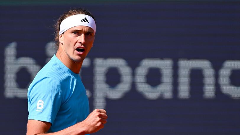 Alexander Zverev jubelt &uuml;ber den Einzug ins Viertelfinale.