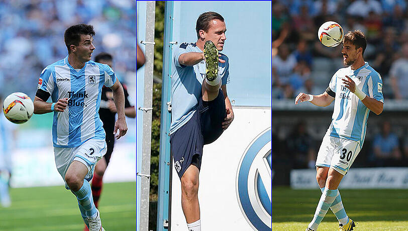 Drei der fünf Neu-Löwen: v.l. Stefan Mugosa, Michael Liendl und Milos Degenek. Drei der fünf Neu-Löwen: v.l. Stefan Mugosa, Michael Liendl und Milos Degenek.