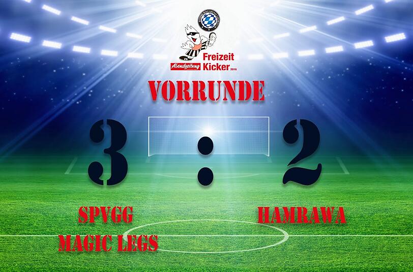 SpVgg Magic Legs gewann die Partie mie 3:2.