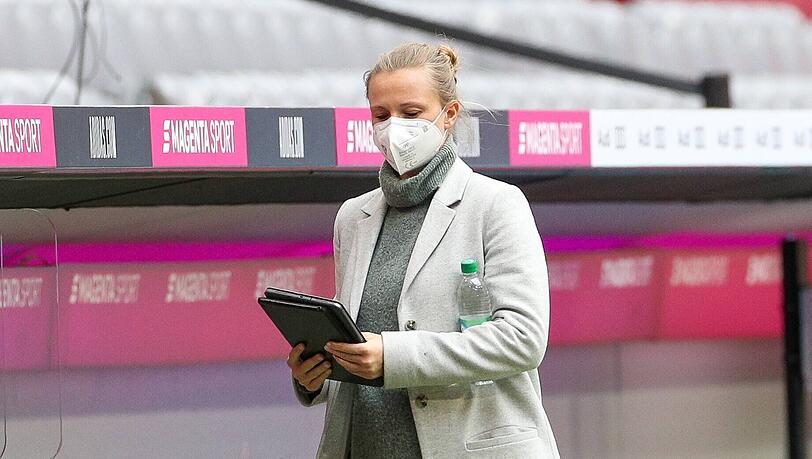 Teammanagerin des FC Bayern: Kathleen Krüger Teammanagerin des FC Bayern: Kathleen Krüger