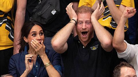 Bei den Invictus Games in Düsseldorf trug Meghan ihren Verlobungsring nicht