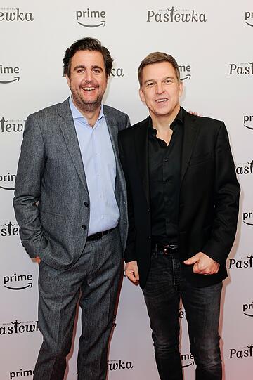 Bastian Pastewka und Dr. Christoph Schneider (Geschaftsfuhrer Amazon Video Deutschland)