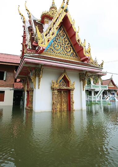 Überschwemmung in Thailand die Bilder