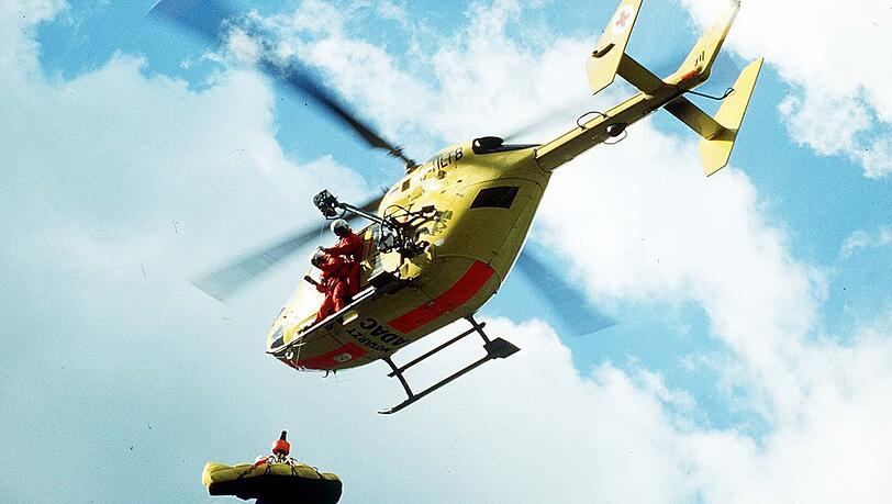 Hubschrauber bei der Rettung: Notarzteinsatz (Symbolbild) Hubschrauber bei der Rettung: Notarzteinsatz (Symbolbild)
