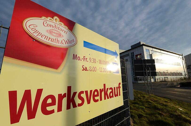 Einfahrt zum Betriebsgelände von Coppenrath & Wiese im Stadtteil Atter in Osnabrück: Dr. Oetker gibt den Mitarbeitern Standort- und Arbeitsplatzgarantien.