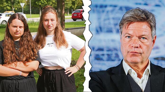 Die Grüne Jugend-Parteivorsitzenden Eva Konen (l) und Katharina Sparrer sind mit dem restlichen Landesverband zurückgetreten. Mitunter ein Grund: die Ampelpolitik, mitverantwortet von Wirtschaftsminister Robert Habeck (Grüne).