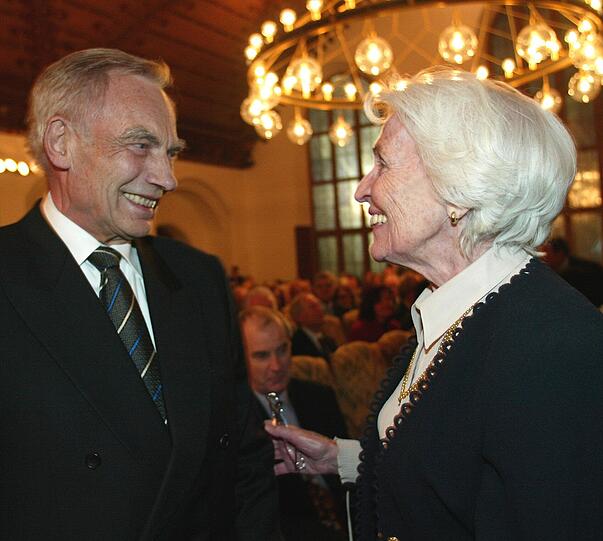 Begegnung mit Hildegard Hamm-Brücher im Jahr 2003.