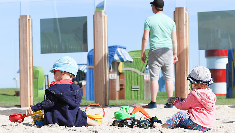 Für Babys gibt es nun sogar einen speziellen Strand. Für Babys gibt es nun sogar einen speziellen Strand.