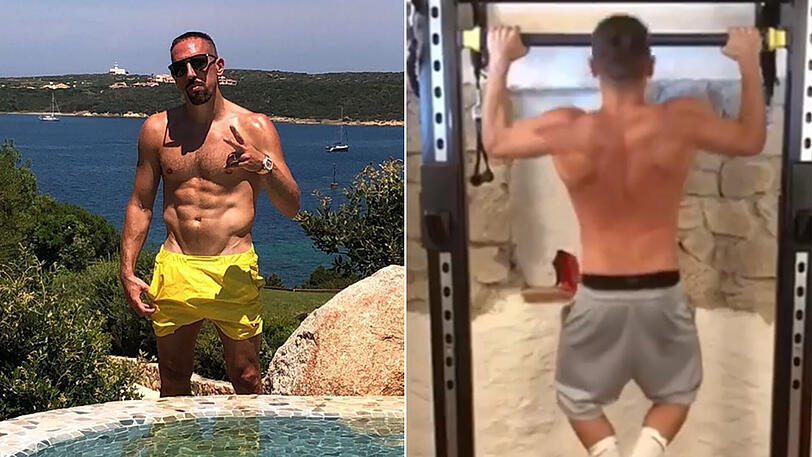 Urlaub in seiner Heimat Frankreich und auf Ibiza: Franck Ribéry.