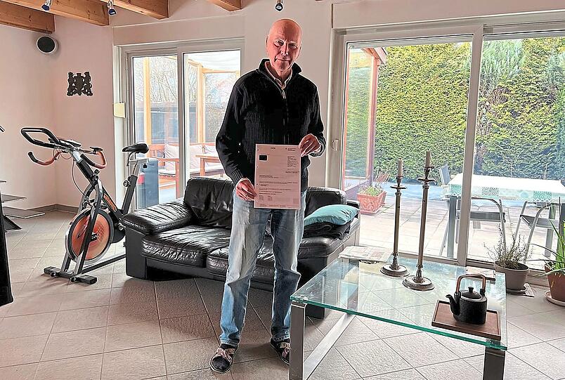 Dieser Steuerbescheid ver&auml;rgert Manfred Lutz aus Bogenhausen ordentlich: Er ist einer von vielen Eigent&uuml;mer, die aufgrund der bayerischen Grundsteuerreform j&auml;hrlich deutlich mehr abdr&uuml;cken m&uuml;ssen.