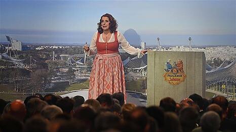 Luise Kinseher auf dem Nockherberg.