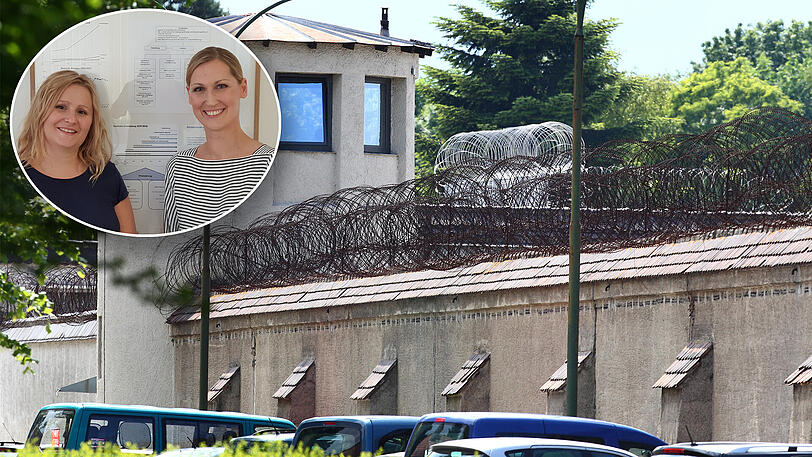 Soziologin Emily Trombik (links) betreut Straffällige in Stadelheim seit 2010, Sozialpädagogin und Kriminologin Nicole Lehnert leitet die MZS seit 2012.