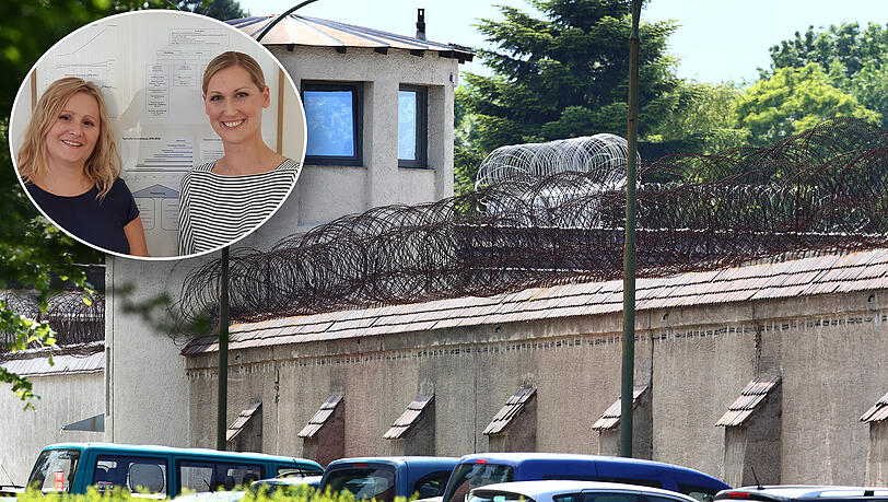 Soziologin Emily Trombik (links) betreut Straffällige in Stadelheim seit 2010, Sozialpädagogin und Kriminologin Nicole Lehnert leitet die MZS seit 2012. Soziologin Emily Trombik (links) betreut Straffällige in Stadelheim seit 2010, Sozialpädagogin und Kriminologin Nicole Lehnert leitet die MZS seit 2012.