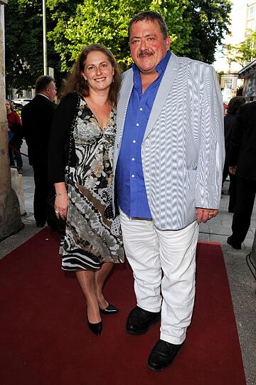 Paula Baranek und Josef HannesschlägerBeim Empfang von Bavaria Film im Künstlerhaus am Lenbachplatz anlässlich des Filmfest München 2013