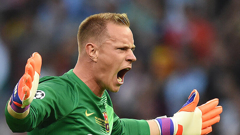 Barca-Coach Luis Enrique wollte sich noch nicht dazu äußern, ob Marc-André ter Stegen (Bild) diese Saison im Tor gesetzt ist. Barca-Coach Luis Enrique wollte sich noch nicht dazu äußern, ob Marc-André ter Stegen (Bild) diese Saison im Tor gesetzt ist.
