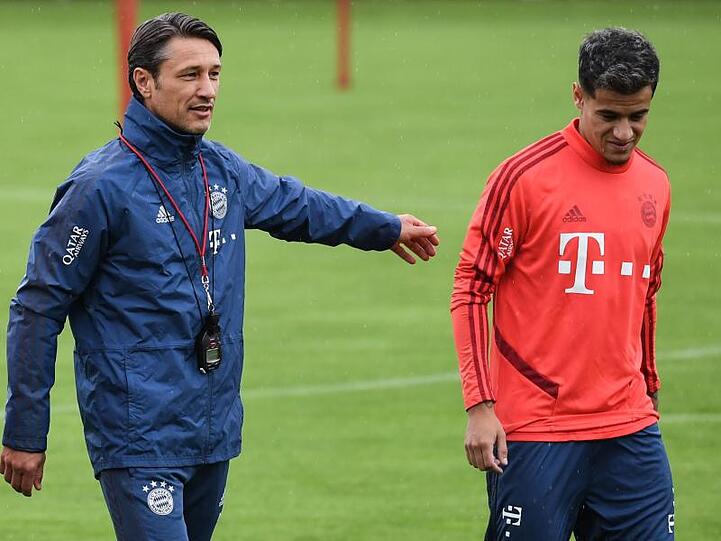Bayern-Trainer Niko Kovac setzt Neuzugang Philippe Coutinho erst einmal auf die Bank.