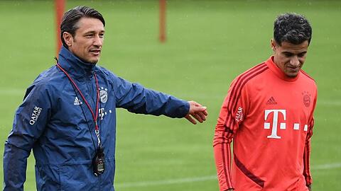 Bayern-Trainer Niko Kovac setzt Neuzugang Philippe Coutinho erst einmal auf die Bank.