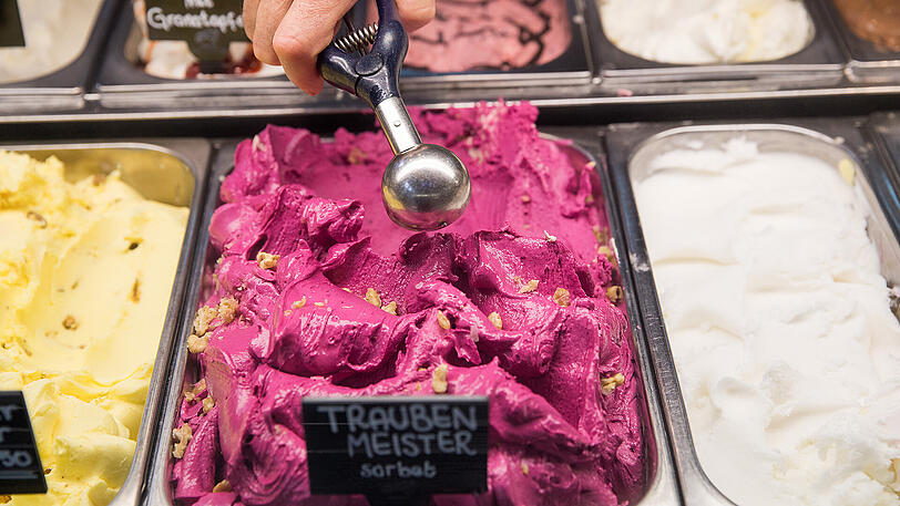 Mit seinem Sorbet aus Weintrauben und karamellisierten Walnüssen belgte Guido de Rocco den zweiten Platz.