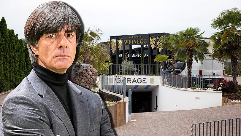 Quartiert sich mit seinem Team im noblen Hotel Weinegg in Eppan ein: Bundestrainer Joachim Löw. Quartiert sich mit seinem Team im noblen Hotel Weinegg in Eppan ein: Bundestrainer Joachim Löw.