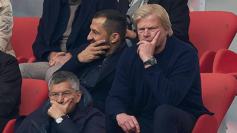 Hasan Salihamidzic und Oliver Kahn stehen vor einer ungewissen Zukunft.
