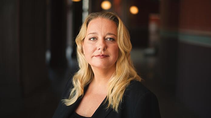 Katharina Wagner, die künstlerische Leiterin und Geschäftsführerin der Bayreuther Festspiele.