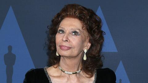 Sophia Loren bei einem Auftritt in Los Angeles.