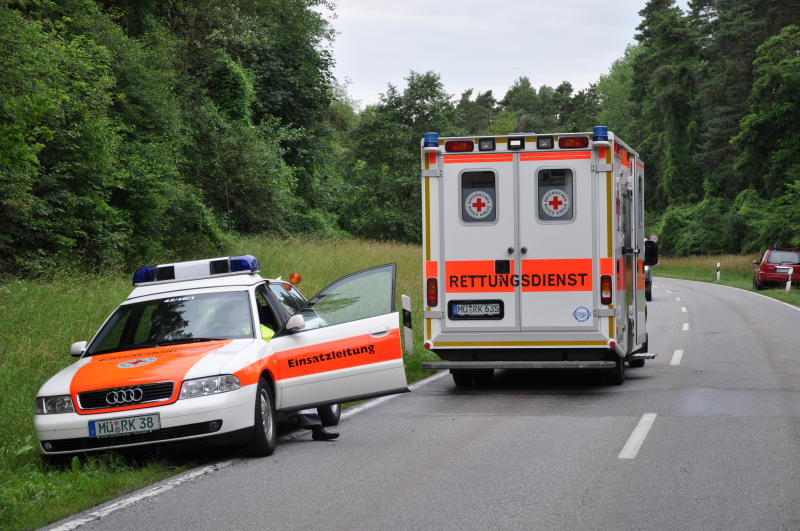 Der Wagen zerschellte an einem Baum - der Fahrer starb an der Unfallstelle.