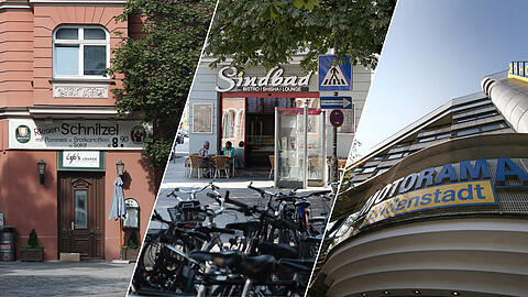 Bayerische Riesen-Schnitzel, türkische Spezialitäten und die traditionelle Ladenstraße im Motorama - die Rosenheimer Straße hat einiges zu bieten.