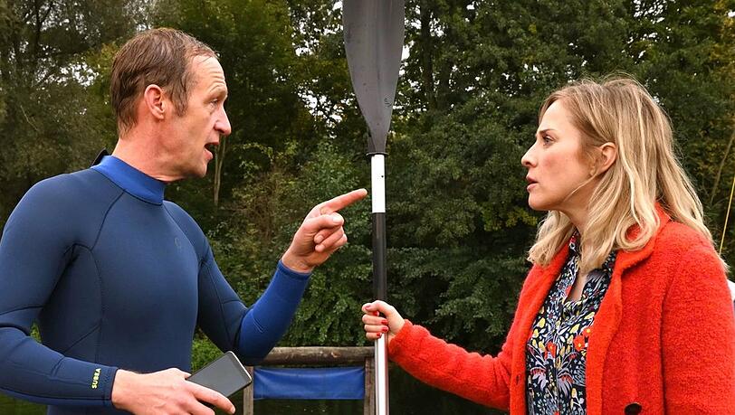 "Neben der Spur ist auch ein Weg": Linda (Marlene Morreis) und Fritz (Stephan Kampwirth) haben sich auseinandergelebt.