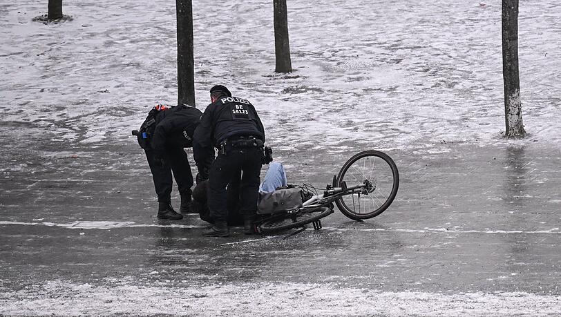 In Berlin ist es seit Tagen glatt (Archivbild).