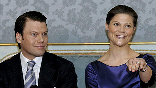 Daniel Westling und seine Zukünftige, Victoria, Prinzessin von Schweden Daniel Westling und seine Zukünftige, Victoria, Prinzessin von Schweden