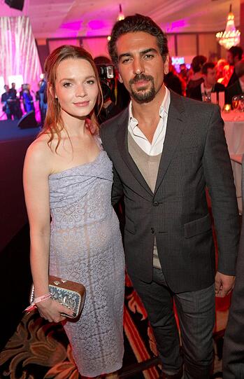 Auch die "Fack Ju Göthe"-Stars Karoline Herfurth und Elyas M'Barek feiern während der Berlinale in der Hauptstadt. Am 08.02.2014 waren sie zu Gast beim Empfang des Medienboards Berlin-Brandenburg.