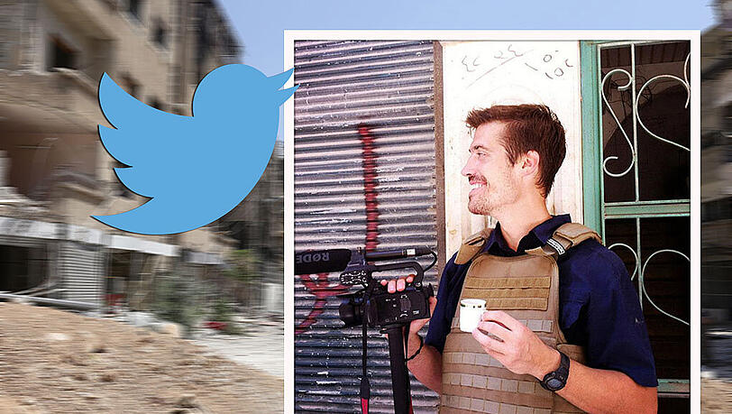 Enthauptet von ISIS! Der US-Journalist James Foley wurde vor laufender Kamera entthauptet. Twitter will Bilder des Mordes löschen. Enthauptet von ISIS! Der US-Journalist James Foley wurde vor laufender Kamera entthauptet. Twitter will Bilder des Mordes löschen.