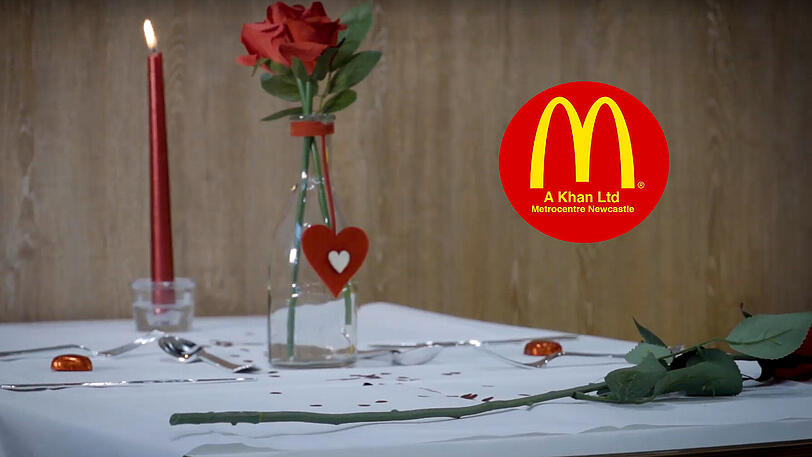 Am Valentinstag zu McDonald's? In England möglich!