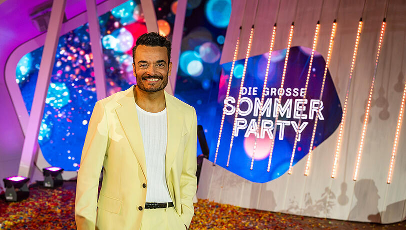Giovanni Zarrella begr&uuml;&szlig;te das Publikum in seiner Sendung unter dem Motto "Die gro&szlig;e Sommer-Party".