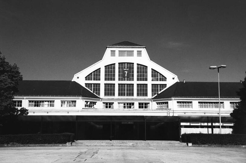 Ein wunderschönes Architekturdenkmal: Diese Halle auf der Alten Messe stammt aus dem Jahr 1908.
