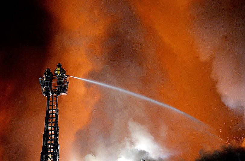 Das Feuer soll im Kinosaal eines noblen Einkaufszentrums ausgebrochen sein. (Symbolbild)