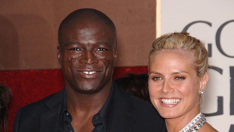 Seal und Heidi Klum bei den Golden Globes im Jahr 2006 Seal und Heidi Klum bei den Golden Globes im Jahr 2006