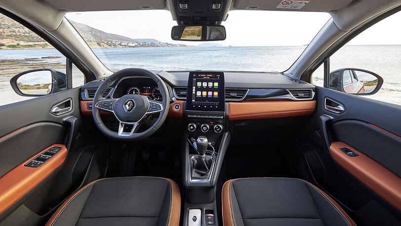 Rundum modern: Das Interieur des Renault Captur wirkt hochwertig, die Bedienung ist vergleichsweise einfach - wie bei einem Smartphone.