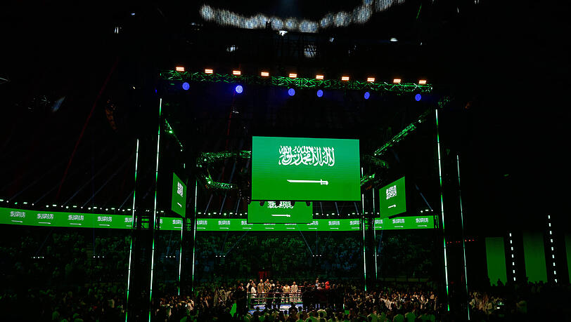 Hier wurde geboxt: Der Jeddah Superdome.