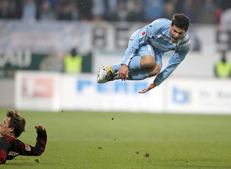 KEVIN VOLLAND: Der 19-Jährige kämpfte entschlossen, doch bis auf ein paar Einzelaktionen war nicht viel von ihm zu sehen. NOTE 3