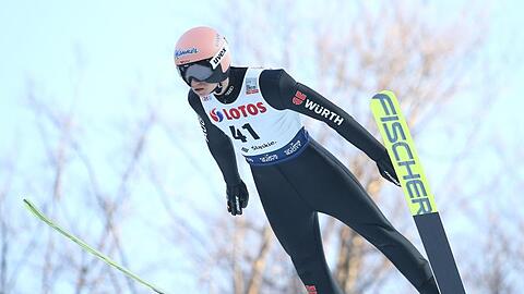 Zweiter beim Weltcup in Nischni Tagil: Karl Geiger aus Deutschland.