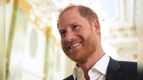 Prinz Harry war am Mittwoch sichtlich gut gelaunt.