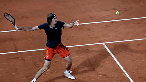 Alexander Zverev bezwang den US-Amerikaner Frances Tiafoe in vier Sätzen.