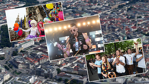 Stadtgründungsfest, Gabalier-Konzert oder Public Viewing: Am Wochenende ist in München einiges los.
