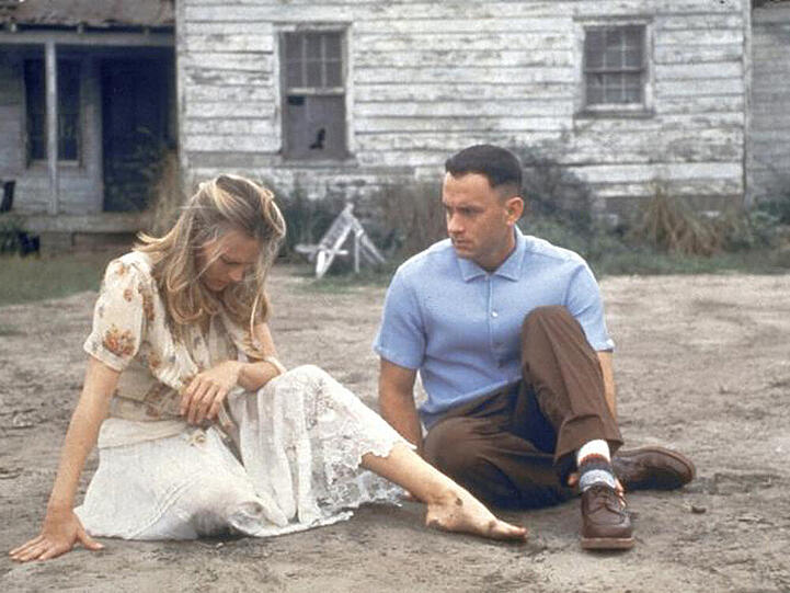Forrest Gumb mit seiner Jugendliebe Jenny