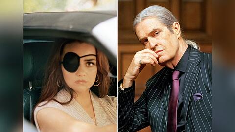 "Nur für Erwachsene - Adult Material": Pornostar Hayley Burrows (Hayley Squires) vs. Pornoproduzent Carroll Quinn (Rupert Everett).